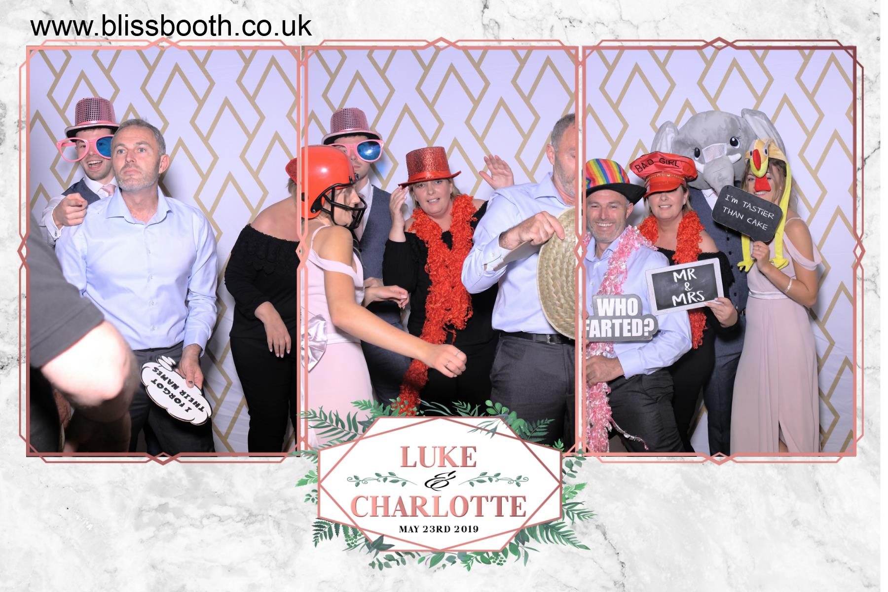 Luke and Charlotte | View more photos from the event at gallery.blissbooth.co.uk/u/BlissBooth/Luke-and-Charlotte